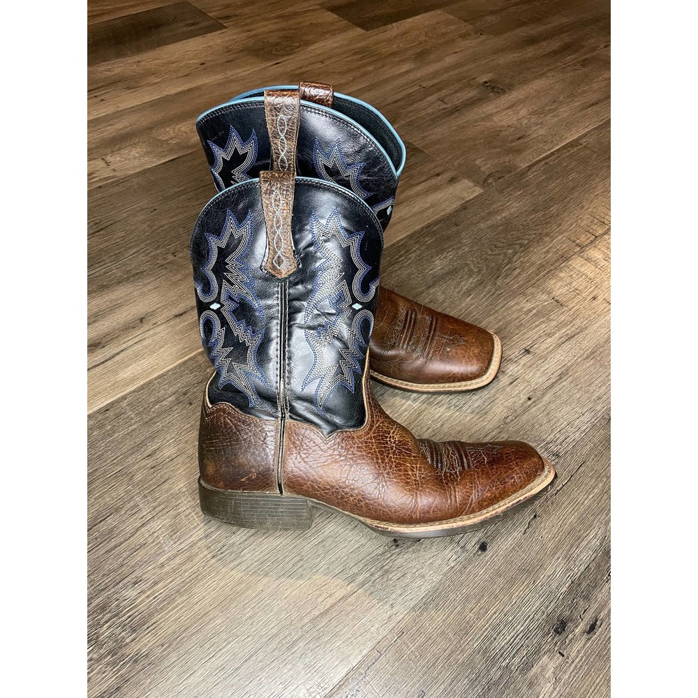 Ariat Kids' Western Tombstone Earth Foot Black 8" Upper 10012794 size 6